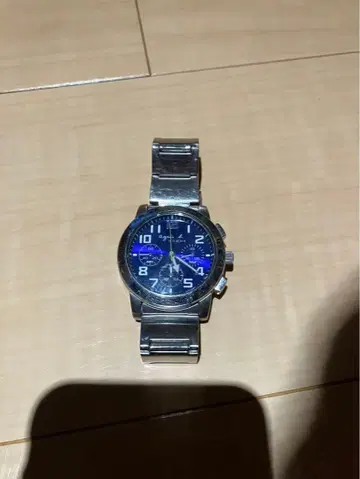 애니에스베 Agnes b. HOMME 파란색 크로노그래프 시계