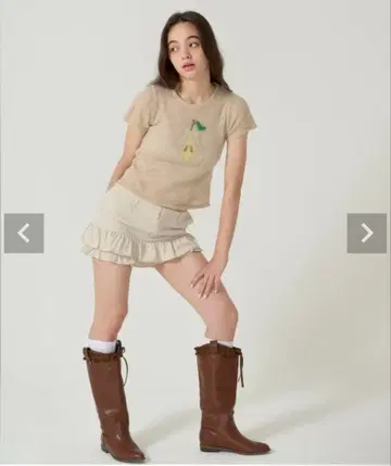 TINA:JOJUN 티어드 숏팬츠 M 사이즈