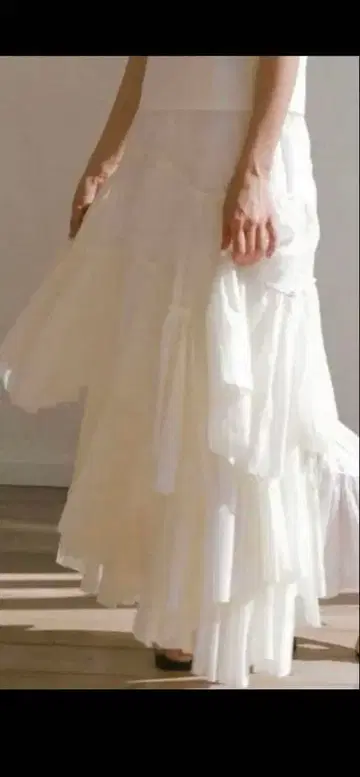 CASA FLINE 카사플라인 코튼 캉캉 스커트