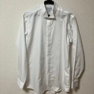 윙카라 스탠딩 칼라 셔츠 브라이덜 포멀 남성용 L 사이즈