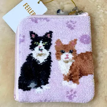 페이러 파우치 핑크 마이큐트 키튼 고양이 고양이 핑크 새상품
