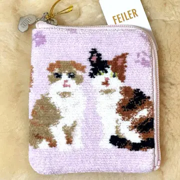 페이러 파우치 핑크 마이큐트 키튼 고양이 고양이 핑크 새상품