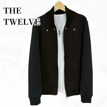 THE TWELVE 집업 블루종 라이트 아우터 블랙