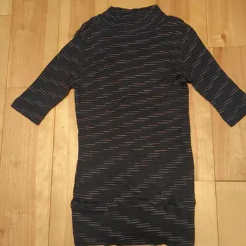 tamaki niime 타마키니이메 타틀 숏 넥 티셔츠 5부 기장