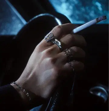 츠네타 다이키 pointless journey INITIAL 반지 실버