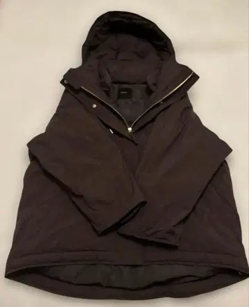 Spick & Span 2WAY 발수 다운 하프 코트 브라운 다운 38