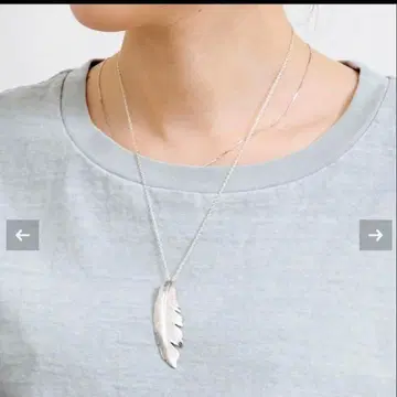 라빠르망 MANON JEWELRY feather pendant