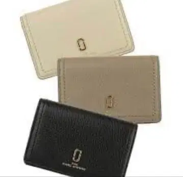 마크제이콥스 베이지 가죽 명함지갑