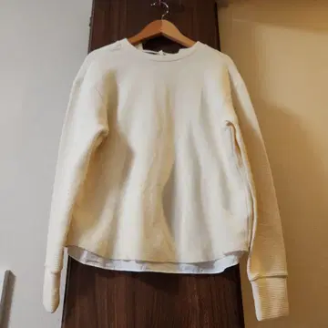 컨디션 최상 리요카 긴팔 셔츠 와플 F 베이지