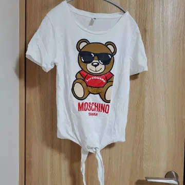 MOSCHINO 테디베어 반팔 티셔츠