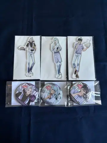 매쉬루 이트툰 다이너 아크릴 스탠드 캔뱃지 세트