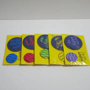 아라시 아유하피 캔 배지 세트