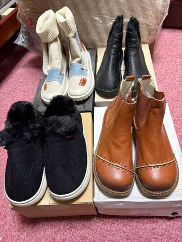 숏부츠와 슬립온 세트