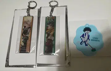 히로아카 메탈 키링 바쿠고 & 미도리야 2개 세트 덤 포함