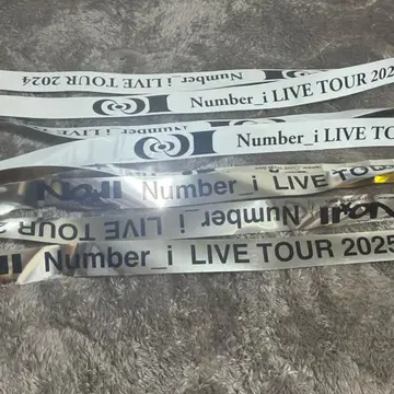Number i LIVE TOUR 2025 2024 은색 테이프