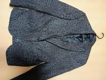 roshell 레오파드 무늬 테일러드 자켓