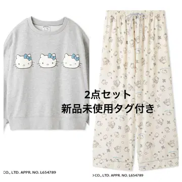 SNIDEL HOME [ HELLO KITTY ] 룸웨어 2세트