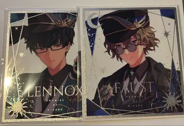 마호야쿠 마법사의 약속 6주년 클리어 색지 레녹스 파우스트