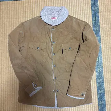 할리우드 런치마켓 코듀로이 보아 자켓