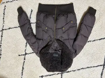 블랙 다운 자켓 플리스 라이닝 포함 MISCH MASCH