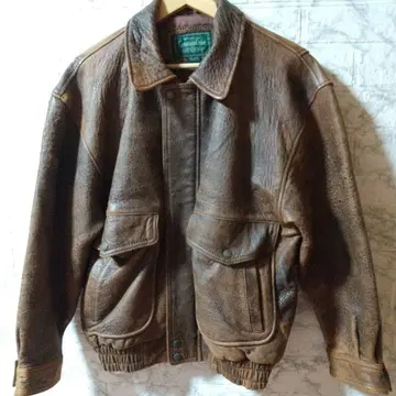 양가죽 자켓 빈티지풍 creation cube M 사이즈