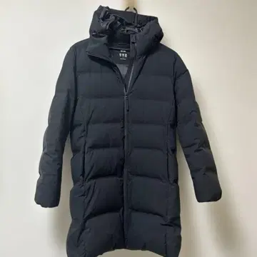 UNIQL 심리스 다운 블랙 다운 자켓 L 사이즈