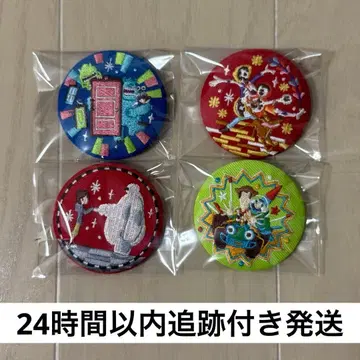 [ SALE ] Disney Characters 자수 캔뱃지 비스킷 2