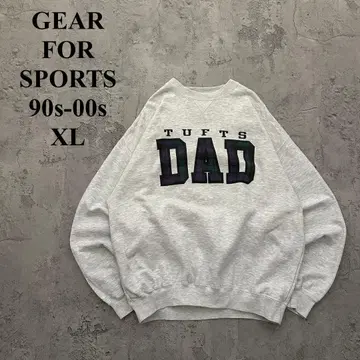 90s-00s GEAR for SPORTS (XL) 칼리지 로고 맨투맨