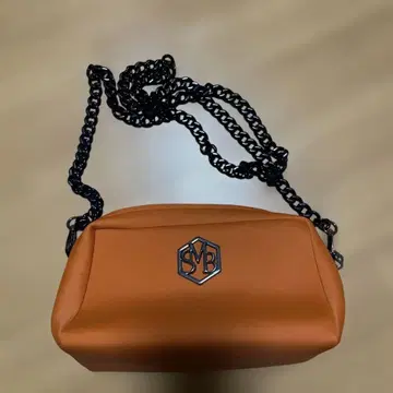 오렌지 박스형 숄더백 SMB