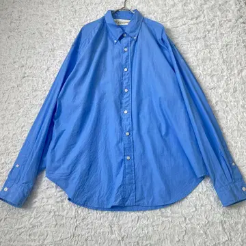 THE SHINZONE 대디 셔츠 블루 RS 사이즈 루즈핏 면