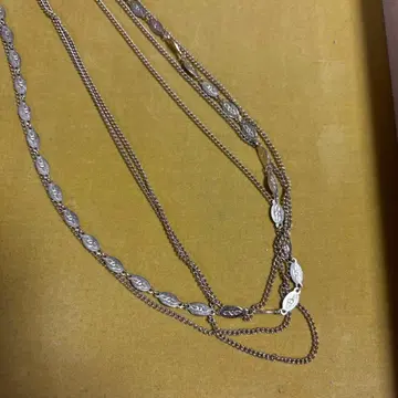 실버 체인 목걸이 오벌 플레이트