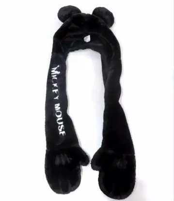 미키마우스 귀 달린 블랙 캡