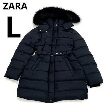 컨디션 최상 ZARA 다운 코트 벨트 포함 3way L 사이즈