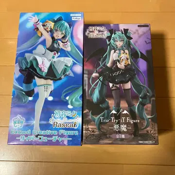 하츠네 미쿠 라스칼 악마 사이버 퓨처 피규어 2체 세트
