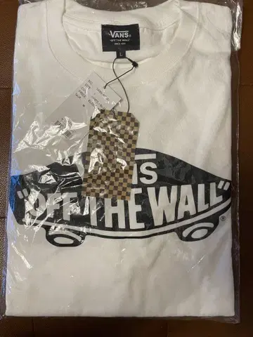 VANS 오프 더 월 T셔츠 L 사이즈 화이트