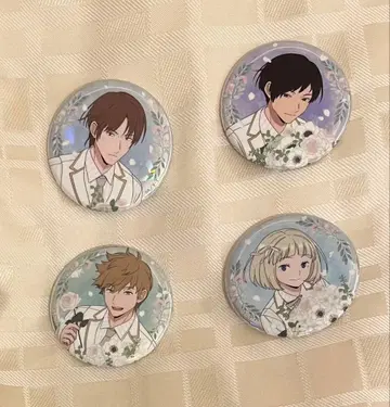 월드 트리거 점프 페스타 추카이 코교 홀로그램 캔뱃지 니노미야대 4점