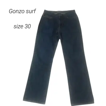 Gonzo Surf 자수 청바지 사이즈 표기 30