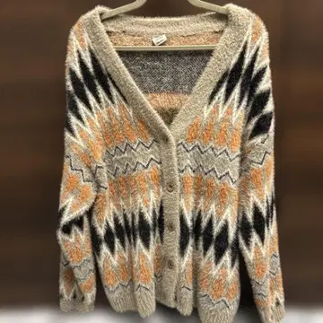 niko and - 지그재그 패턴 가디건