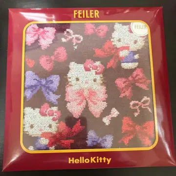 새상품 FEILER 페이러 산리오 콜라보 헬로키티 케이스 포함