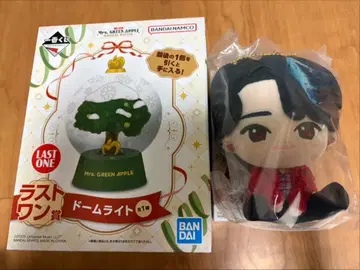 Mr. GREEN APPLE 돔 라이트 봉제 인형