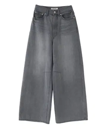 COCODEAL 배럴 와이드 데님 팬츠