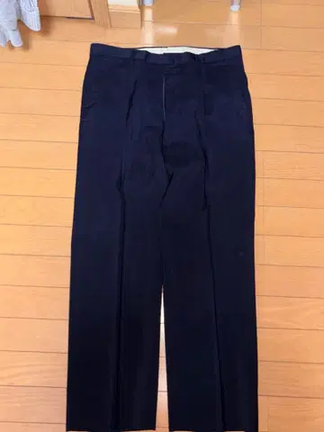 네이비 울 슬랙스