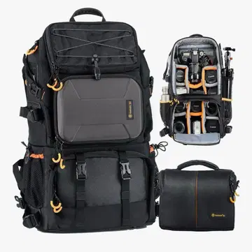 대용량 카메라 백팩 카메라 가방 포함 27L