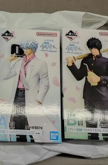 제일복권 3학년 Z반 은혼 긴파치선생 A상 B상 피규어