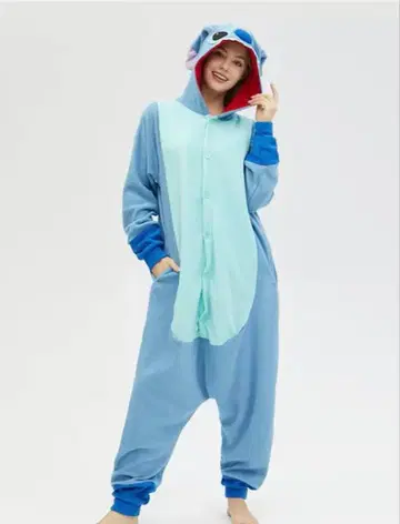 스티치 후드 부착 인형옷