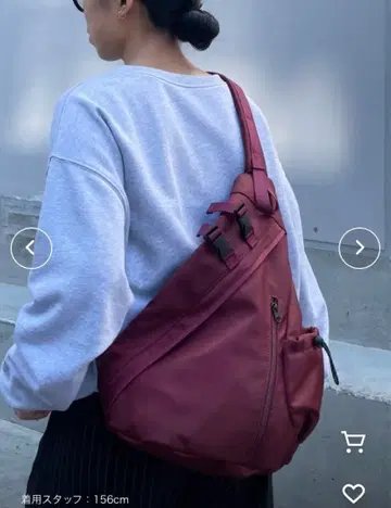 발수 원숄더 바디백