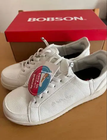 BOBSON 화이트 스니커즈 택 포함 새상품 23.5