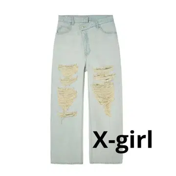 X-girl 엑스걸 데미지 데님