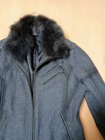 fuga 울 자켓 퍼 포함