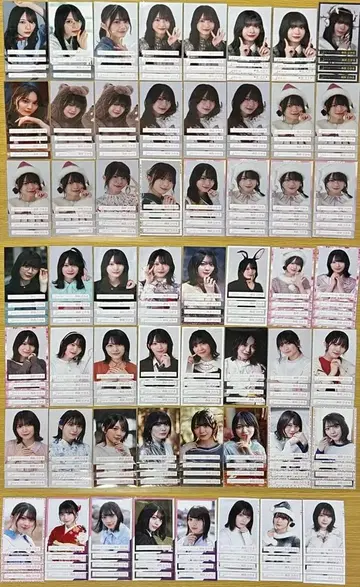 사쿠라자카46 모리타 히카루 브로마이드 55종 묶음 판매